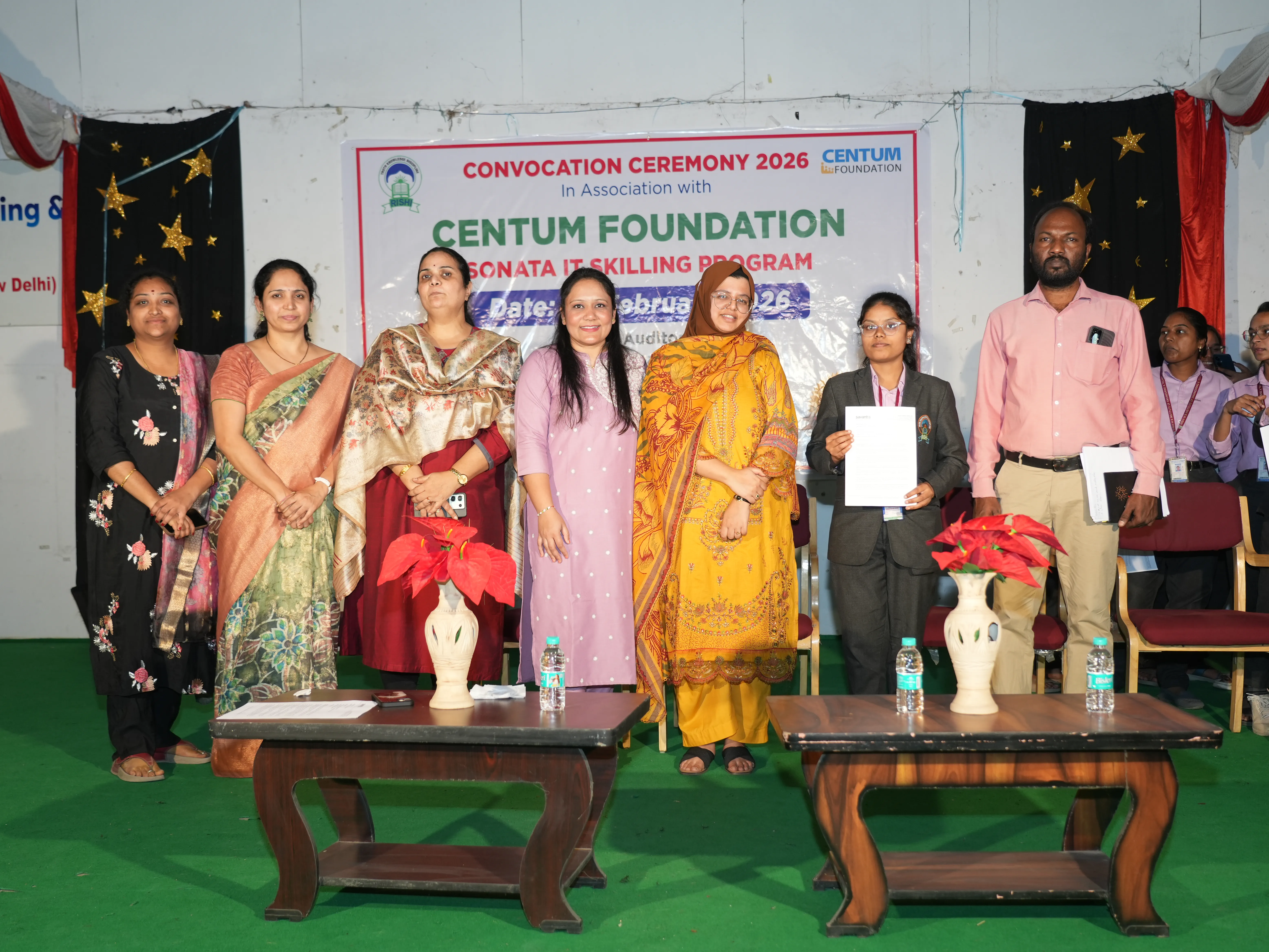 Convocation Ceremony of Sonata CSR through Centrum foundation for 4 th year students - RITW